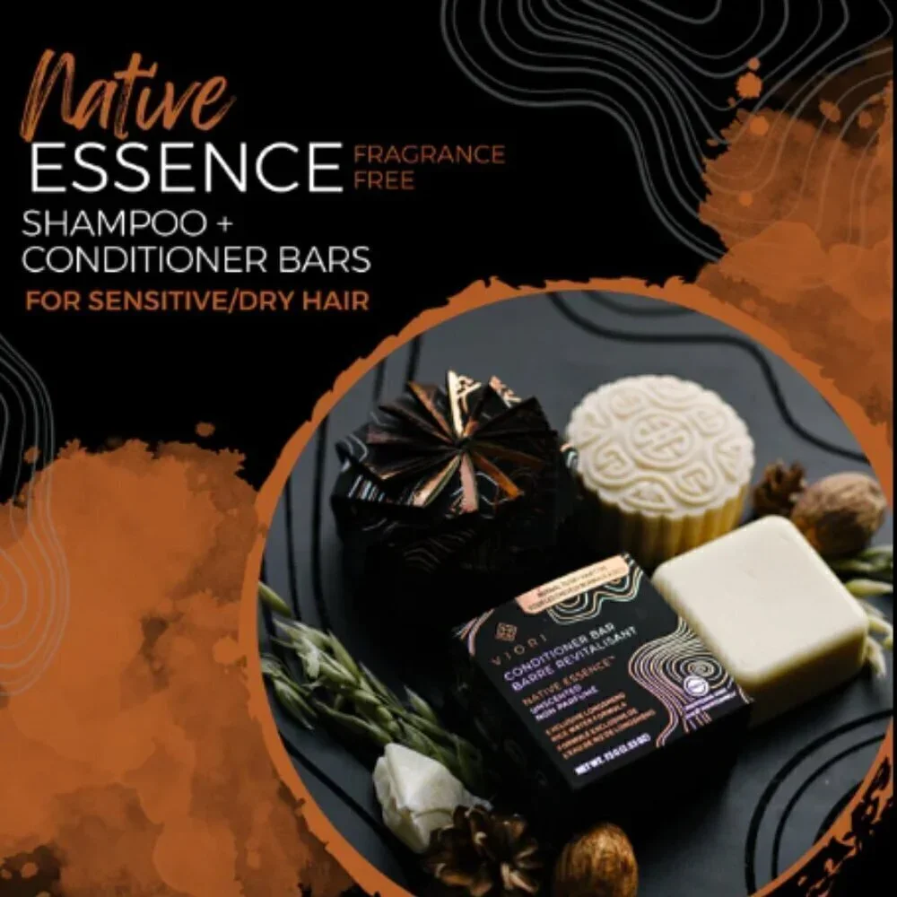 NEW！Viori Shampoo Bar＋Conditioner Bar＋Bamboo Holder Set -HIDDEN WATERFAL…